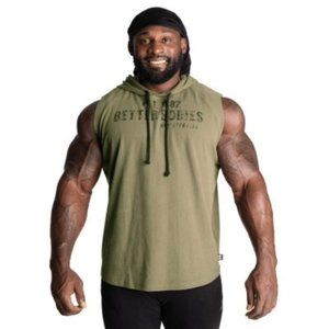 Bettter Bodies Thermal S/L Hood Washed Green